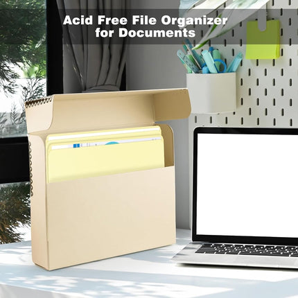 Lineco Archival File Folders, 9.5"x11.75" with Full Cut Tab, Pack of 25