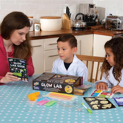 Galt America Kit de ciencia que brilla en la oscuridad - Laboratorio luminoso para niños de 6 a 12 años