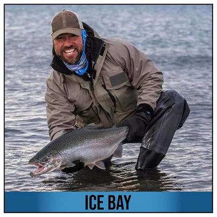 Glacier Outdoor ICE Bay Fishing Glove (Black, Small)