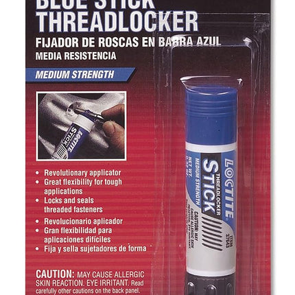 Loctite 37643-10PK Fijador de Roscas Azul de Resistencia Media - Barra de 9 Gramos, (Paquete de 10)