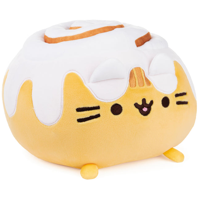 GUND Pusheen Catf� Cinnamon Roll Pusheen Plush Squisheen Cat Stuffed Toy 12"