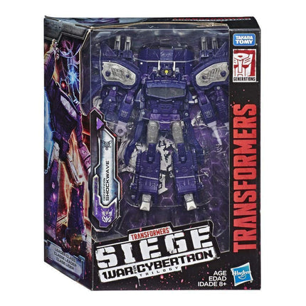 Transformers Generations War for Cybertron: Asedio Clase Líder WFC-S14 Figura de Acción Shockwave