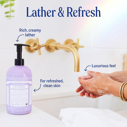 Dr. Bronner's Organic Sugar Soap Baby - Lavender, 710ml