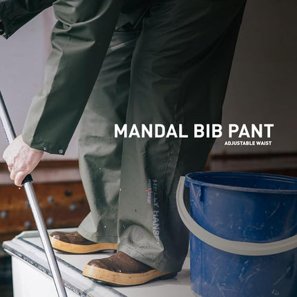 Peto de trabajo Helly Hansen para hombre Mandal – Peto de lluvia impermeable de alta resistencia para el trabajo