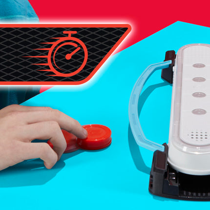 Hasbro Gaming Hypershot Juego de Hockey de Mesa Electrónico, 5 Juegos en 1, Música, Luces y Sonidos 8+ 1 a 2 Jugadores Juegos de Mesa para Niños
