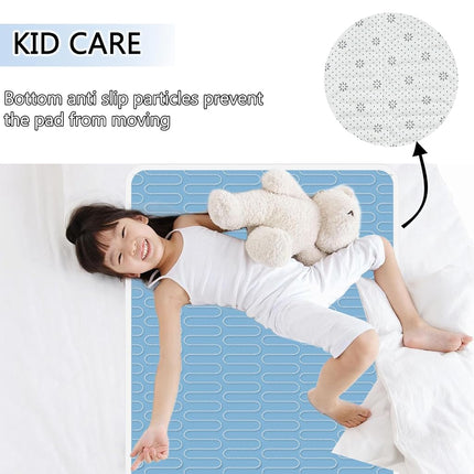 4 Pack Incontinence Bed Pads - 34"X52", Washable and Reusable Waterproof Mattress Pad, Pee Pads for Adults, Kids, Elderly, and Pets
