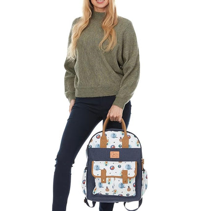 Disney Baby 1 Backpack Diaper Bag, Winnie The Pooh Double Hnadle