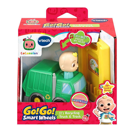 VTech CoComelon Go! Go! Smart Wheels JJ’s Recycling Truck and Track (English Version)