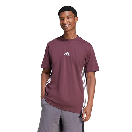 Adidas Mens Essentials Single Jersey 3-Stripes T-S