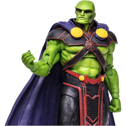McFarlane Toys, DC Multiverse Martian Manhunter 7-inch Action Figure with 22 Moving Parts, Collectible DC Rebirth Figure with Unique Collector Character Card – Ages 12+