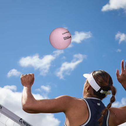 Wilson AVP Soft Play Volleyball, Official Size, Pink