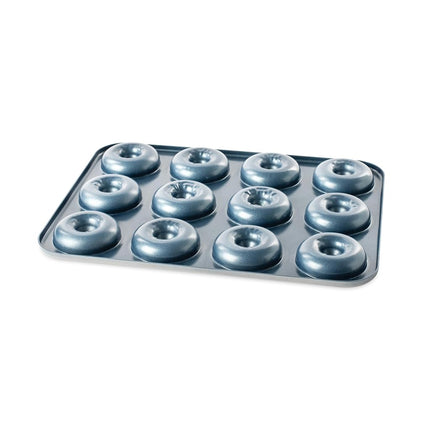 Nordic Ware Formed Mini Donut Pan, 12 Cavities, Twilight Blue