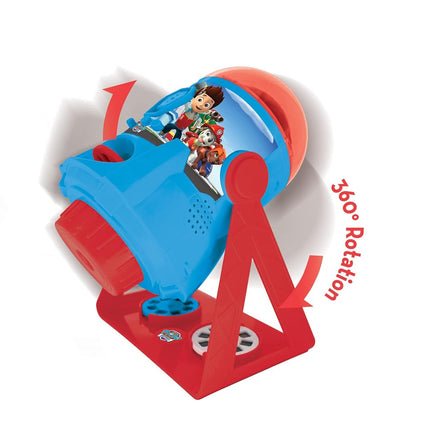 LEXiBOOK Paw Patrol - My Stories Brought to Light - Story Projector with Sounds, Timer and Booklet, Blue/red