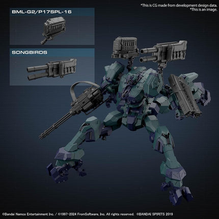 BANDAI Hobby KIT 30MM Armored CORE Ⅵ Fires of Rubicon - BALAM Industries BD-011 MELANDER Liger Tail