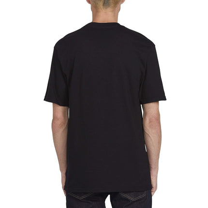 Volcom Men's Crisp Stone Short Sleeve Tee T-Shirt, Black, S