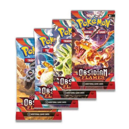 Pokemon - Booster Pack Lot - Obsidian Flames - x4 