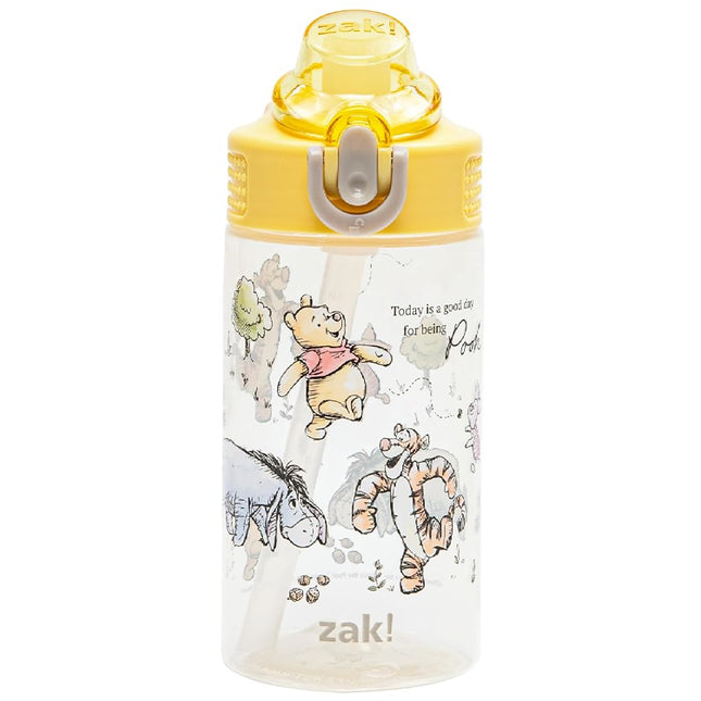 Zak Designs Winnie the Pooh Sage 16oz Leak-Proof Straw Kids Water Bottle