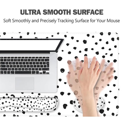 ToLuLu Ergonomic Gaming Mouse Pad, Memory Foam Keyboard Mouse Wrist Rest