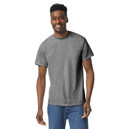 Gildan Men's DryBlend Adult T-Shirt, 2-Pack, Graphite Heather, 2X-Large