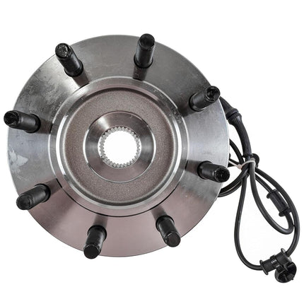 TRQ Front Wheel Bearing & Hub Assembly 4WD with ABS Sensor Compatible with 2006-2008 Dodge Ram 1500 Ram 2500 Ram 3500