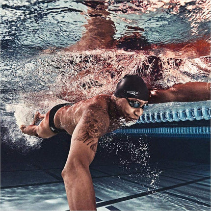Speedo Calzoncillo sólido de licra para hombre, zafiro, 30