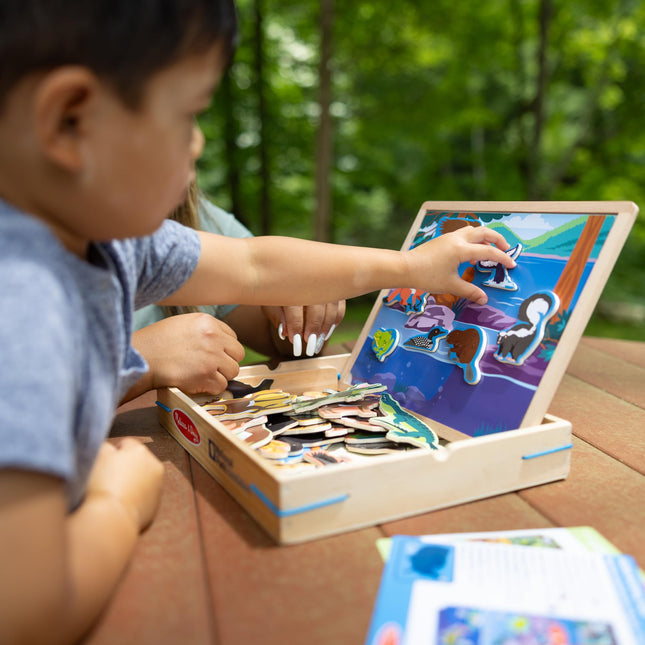 Melissa & Doug National Parks Wooden Picture Matching Magnetic Game - FSC Certified