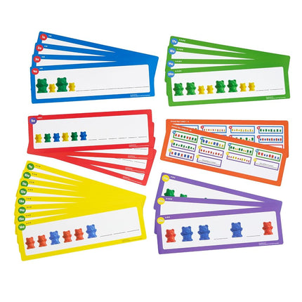 Excellerations Counting Bear Pattern Cards - Set of 25 (Item # BEARPAT)
