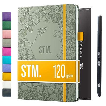 A5 Bullet Dotted Journal Notebook by STM | Thick B