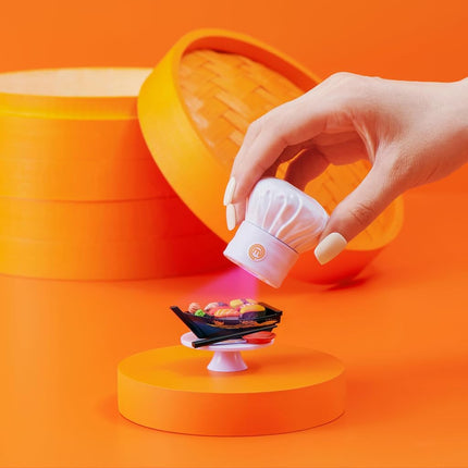 Mini Brands Create MasterChef Series 2 by ZURU (2 PACK) – Real Mini Dishes with Ingredients, UV LED Tool & Recipe Card | DIY Toy Capsule Non-Edible Collectible for Kids, Teens, and Adults.