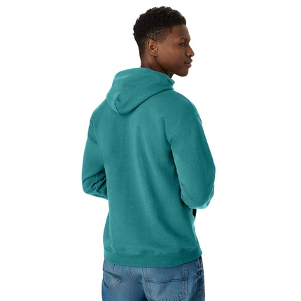 Hanes Men's EcoSmart Hoodie Midweight Fleece Pullover Hooded Sweatshirt, Spanish Moss, L