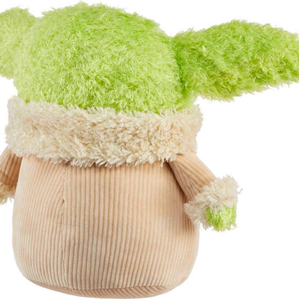 Mattel Star Wars Grogu Peluche de 30 cm, Figura Suave y Esponjosa con Sonidos, Presionar las Manos para Activar