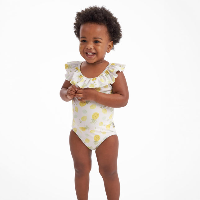 Traje de baño de una pieza para niña Gerber, piñas, 24 meses