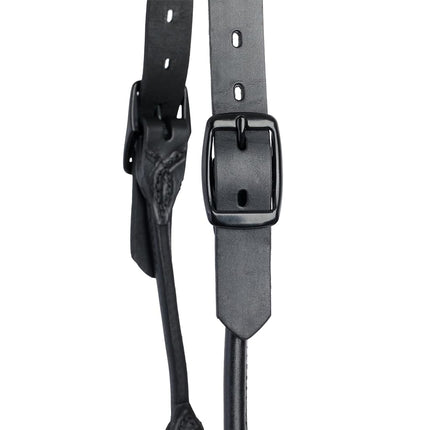 Weaver Leather Livestock Black Magic Show Halter, Medium