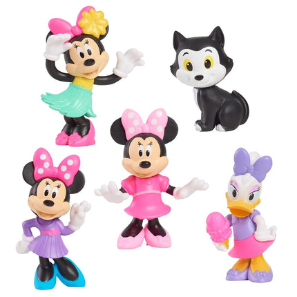 Just Play Disney Junior Minnie Mouse Mini Figures 5-Pack, Kids Toys for Ages 3 Up