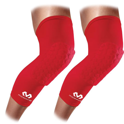 McDavid – 6446R – Knee compression sleeve – Hexpad – Unisex Adult – Knee pads sleeve – Prevents impact injuries – Very elastic – Indoor Sports – Basketball knee sleeve – (6446R)