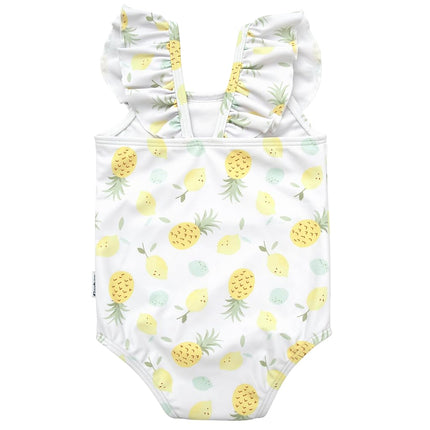 Gerber Baby Girl's One-Piece Swimsuit, Pineapples, 0-3 Months