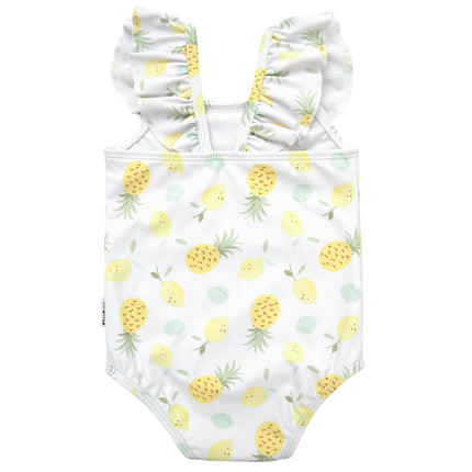Traje de baño de una pieza para niñas Gerber, piñas, 6-9 meses