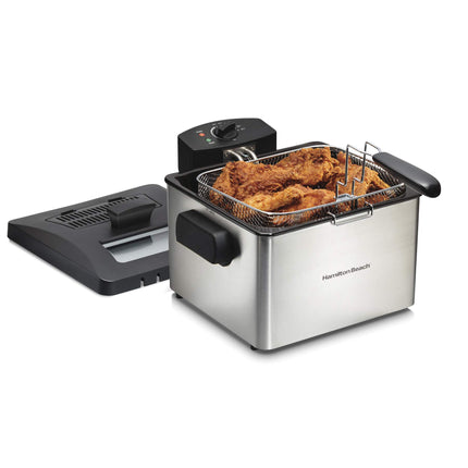 Hamilton Beach 21 Cup Deep Fryer, 13 Cup Food Capa