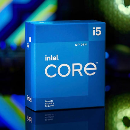Intel Core i5-12400F 12th Generation Desktop Processor (Base Clock: 2.5GHz, 6 Cores, LGA1700, RAM DDR4 and DDR5 up to 128GB)