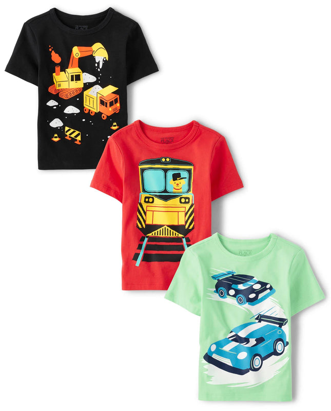 The Children's Place,,Black|Rocket,4T, Constructio