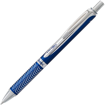 Energel Premium Liquid Gel Pen .7Mm Black Ink 1/Pkg-Navy Barrel
