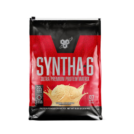 BSN SYNTHA-6 Ultra Premium Protein Blend, Vanilla Ice Cream, 4.56kg 97, Servings