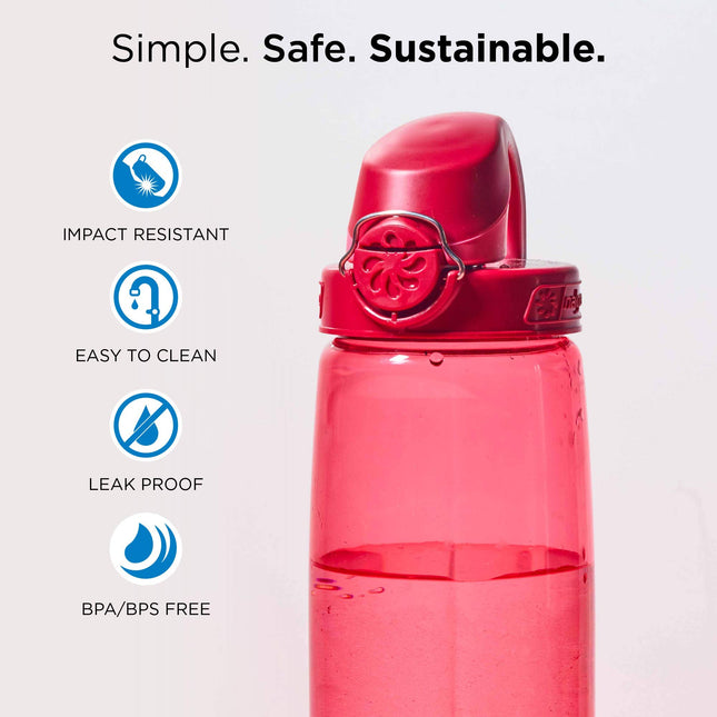 Nalgene On The Fly Bottle Replacement Lid (Black/Gray), 22oz