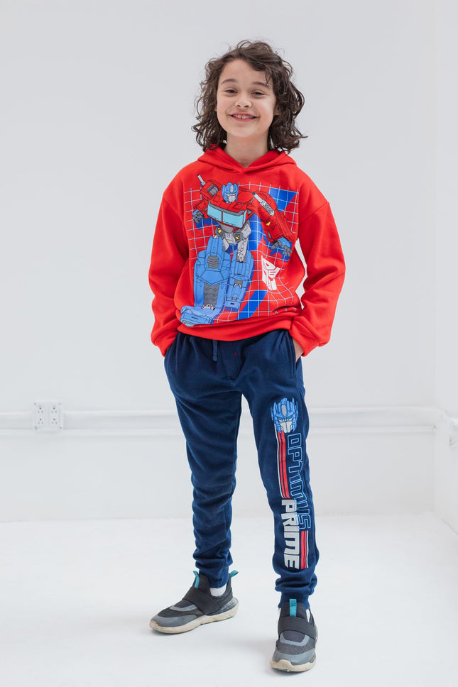 Sweat à capuche Transformers Optimus Prime Bumblebee pour petits et grands garçons, rouge/bleu, 2 ans