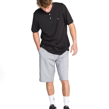 Volcom Men's Vmonty Stretch Short, Heather Grey, 33