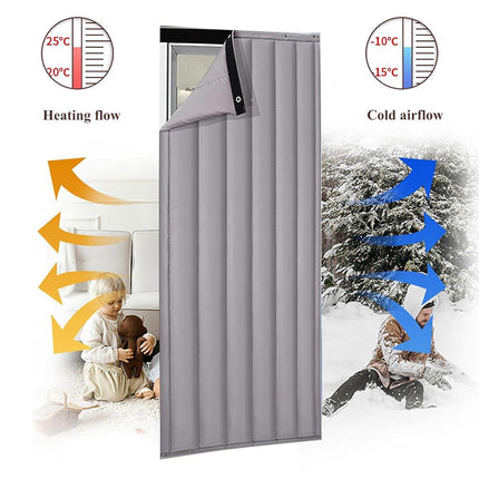 ZGNMK Thermal Insulated Door Curtain,Winter Doorway Cover Screen,Soundproof Blanket,Privacy Curtains,Tapestry Waterproof Warm Cold Protection,for Living Room Garage Front Patio Kitchen,39.5x83in/WxH