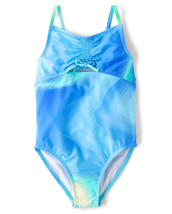 The Children's Place Girls' One Piece Swimsuit, Bu