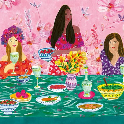 Wonder Forge Ladies' Brunch 1000 Piece Jigsaw Puzzle for Adults | Unique, Perfectly-Fitting Pieces | Fun, Vibrant Imagery | Amazon Exclusive