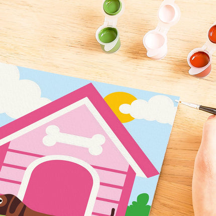 Ravensburger - Dachshund CreArt Paint by Numbers Kit | Fun & Easy DIY Art for Kids Age 7+ | Creative Gift Idea for Birthdays & Holidays