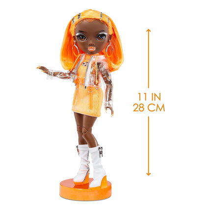 Rainbow High Fashion Doll – MICHELLE ST.CHARLES - Orange Doll – Fashionable Outfit & 10+ Colourful Play Accessories - For Collectors and Kids Ages 4-12 Years